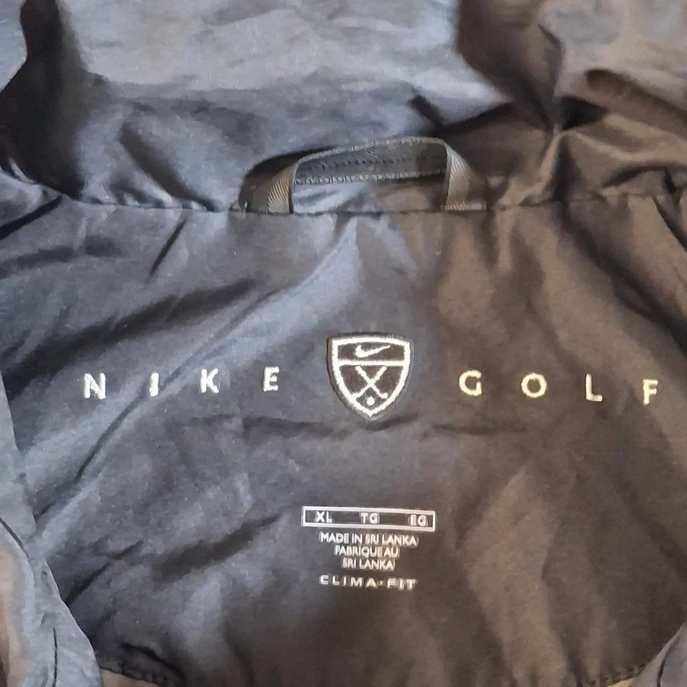 Vintage Nike‎ Golf Convertble Jacket Mens XL Black 2004 PGA Whistling Straits